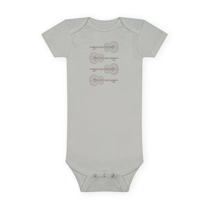 Ventana Santa Cruz Guitar Collab - Baby Short Sleeve 100% Cotton Onesie