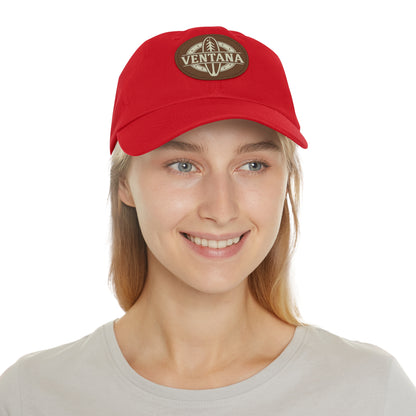 Ventana Treefish Logo Vegan Leather Patch Hat