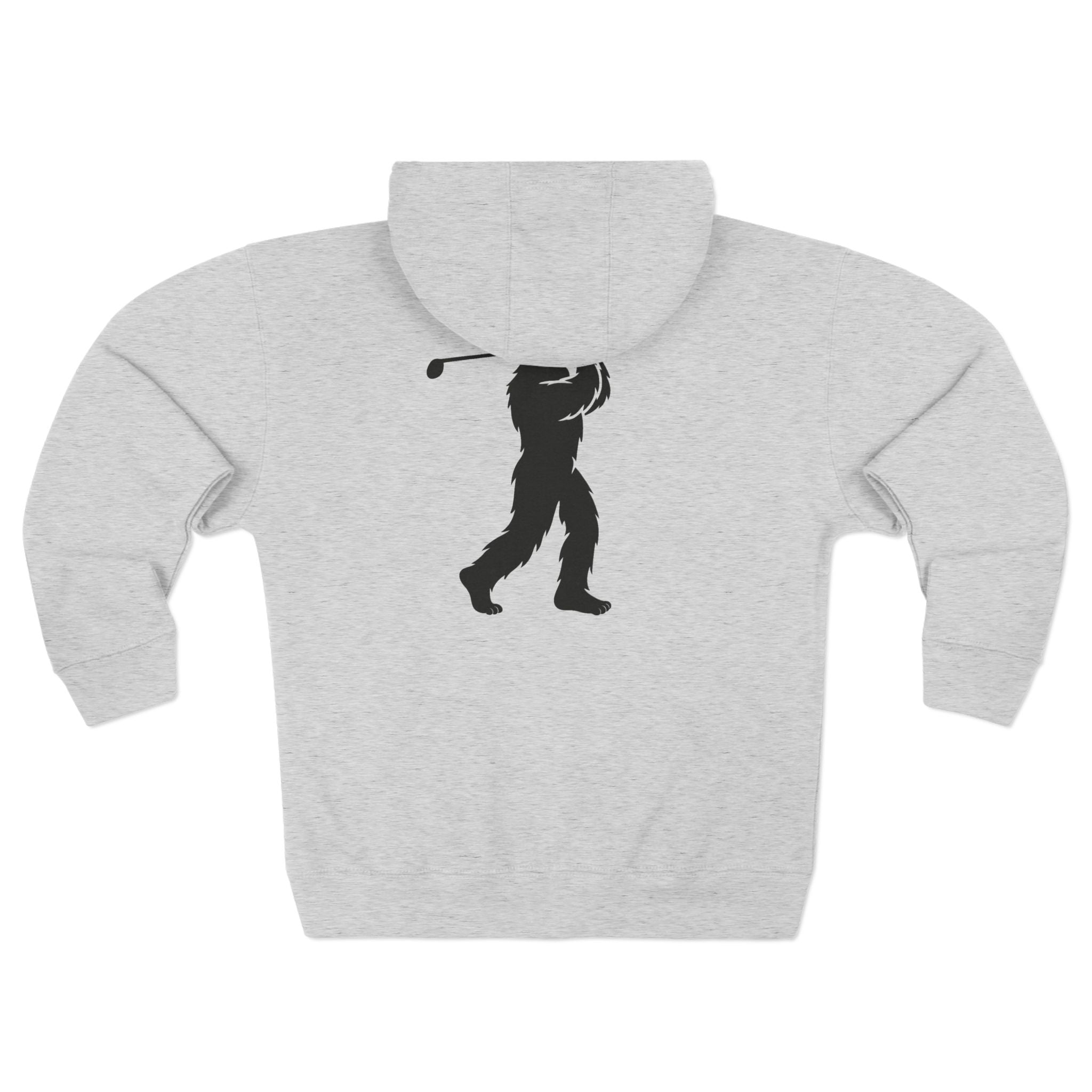 Ventana Golfsquatch Unisex - Zip Cotton Blend Fleece Hoodie