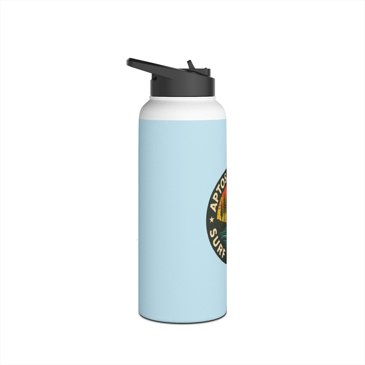 Aptos Jr High Surf Team - Stainless Steel Water Bottle
