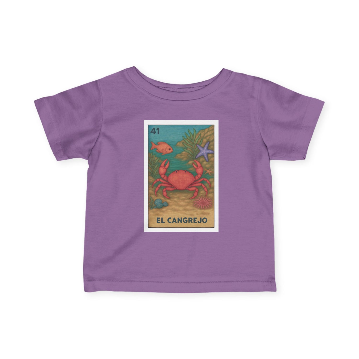 Crab Lotería - Infant 100% Cotton T-Shirt (El Cangrejo)