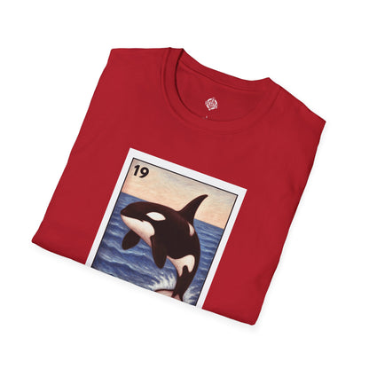 Orca Lotería Unisex - Soft Style U.S. Cotton T-Shirt (La Orca)