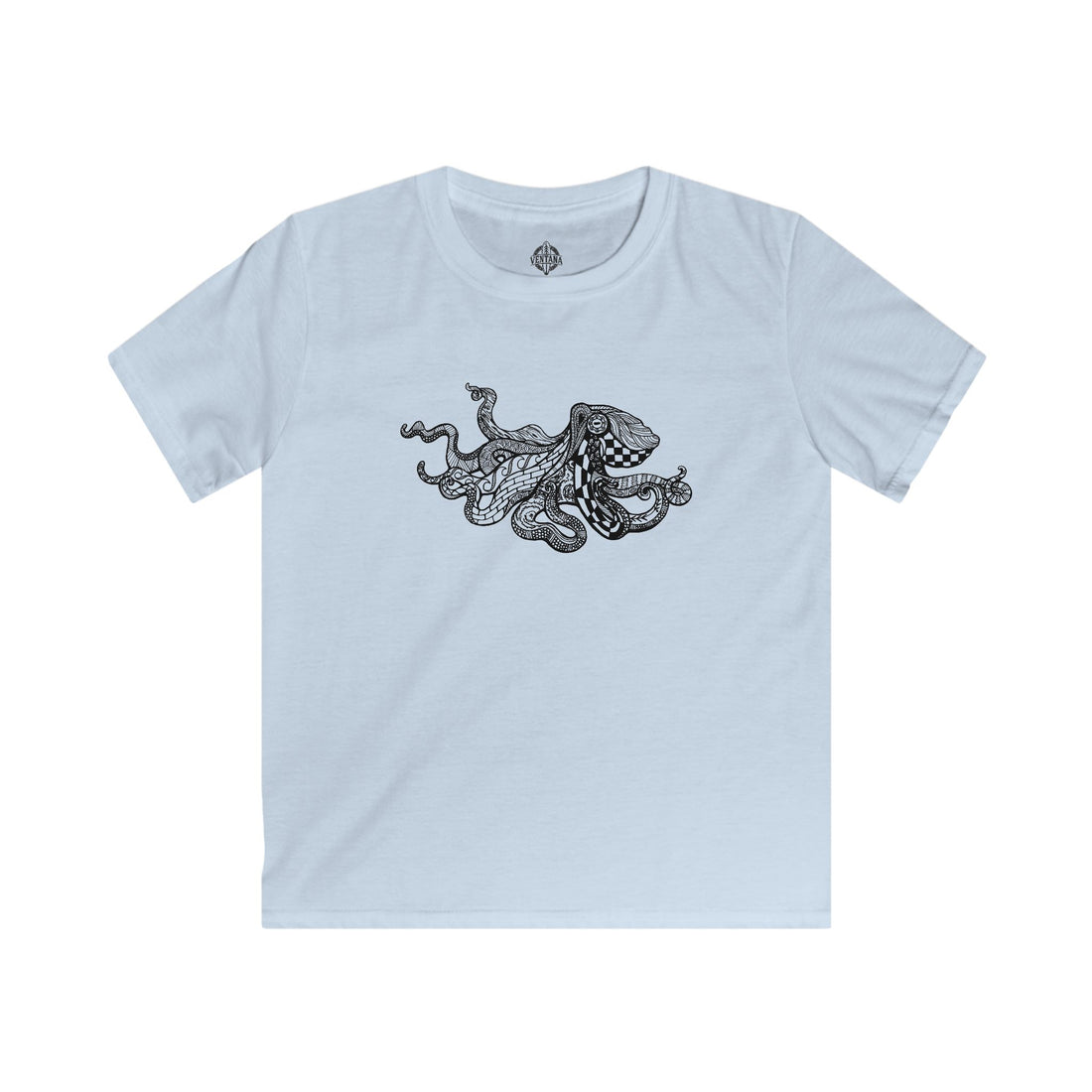 Ventangle Octopus Kids - Soft Style U.S. Cotton T-Shirt