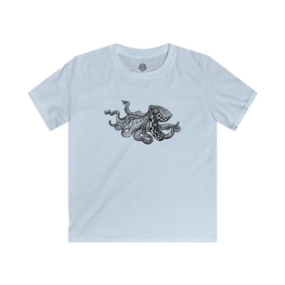 Ventangle Octopus Kids - Soft Style U.S. Cotton T-Shirt