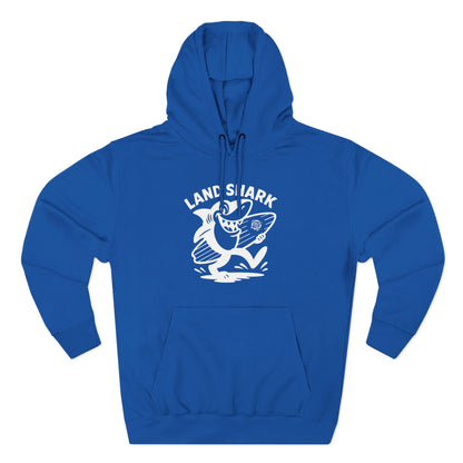 Land Shark Unisex - Pull-Over Cotton Blend Fleece Hoodie