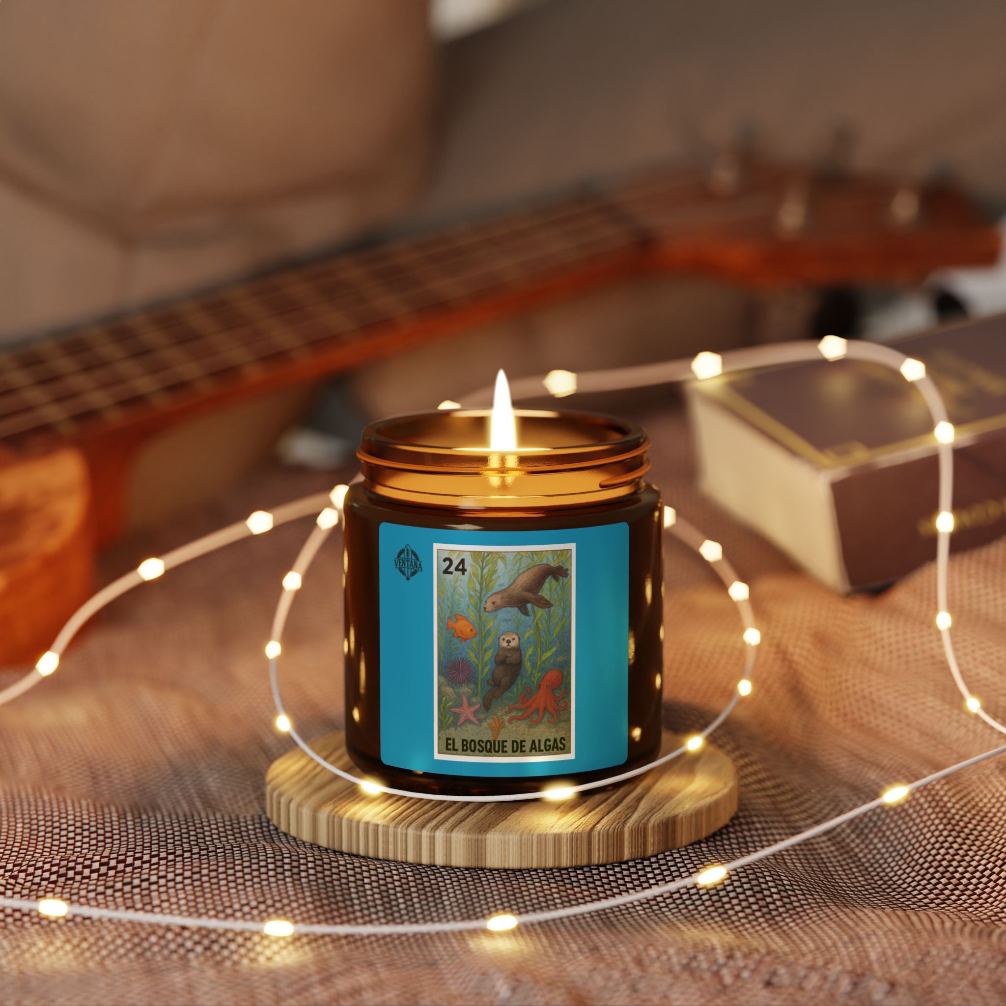 Kelp Forest Lotería - Scented Soy Candle (El Bosque de Algas)