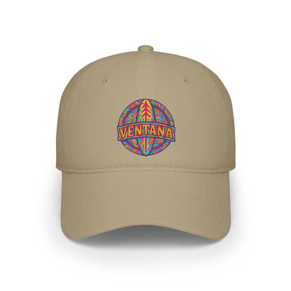 Ventana Psychedelic Treefish Logo - 100% Cotton Baseball Cap