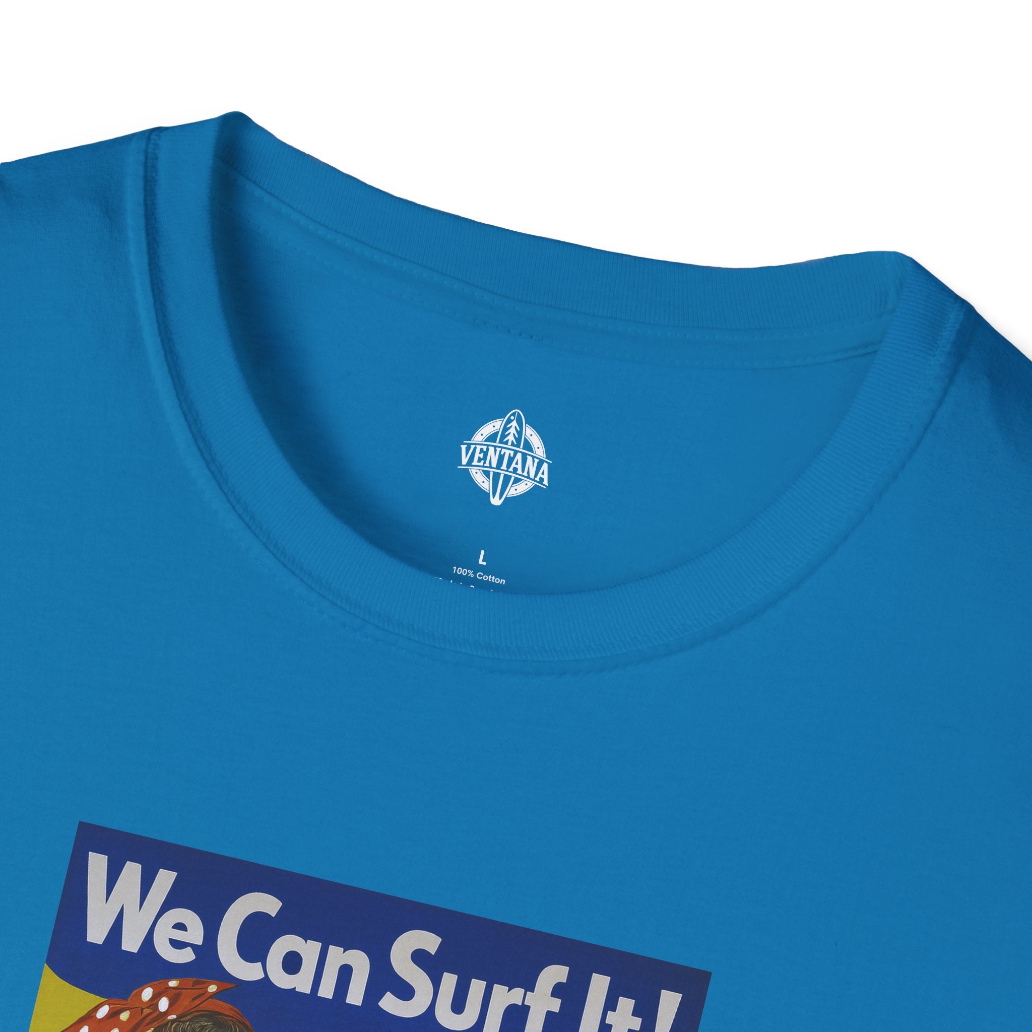 Rosie the Surfer Unisex - Soft Style U.S. Cotton T-Shirt