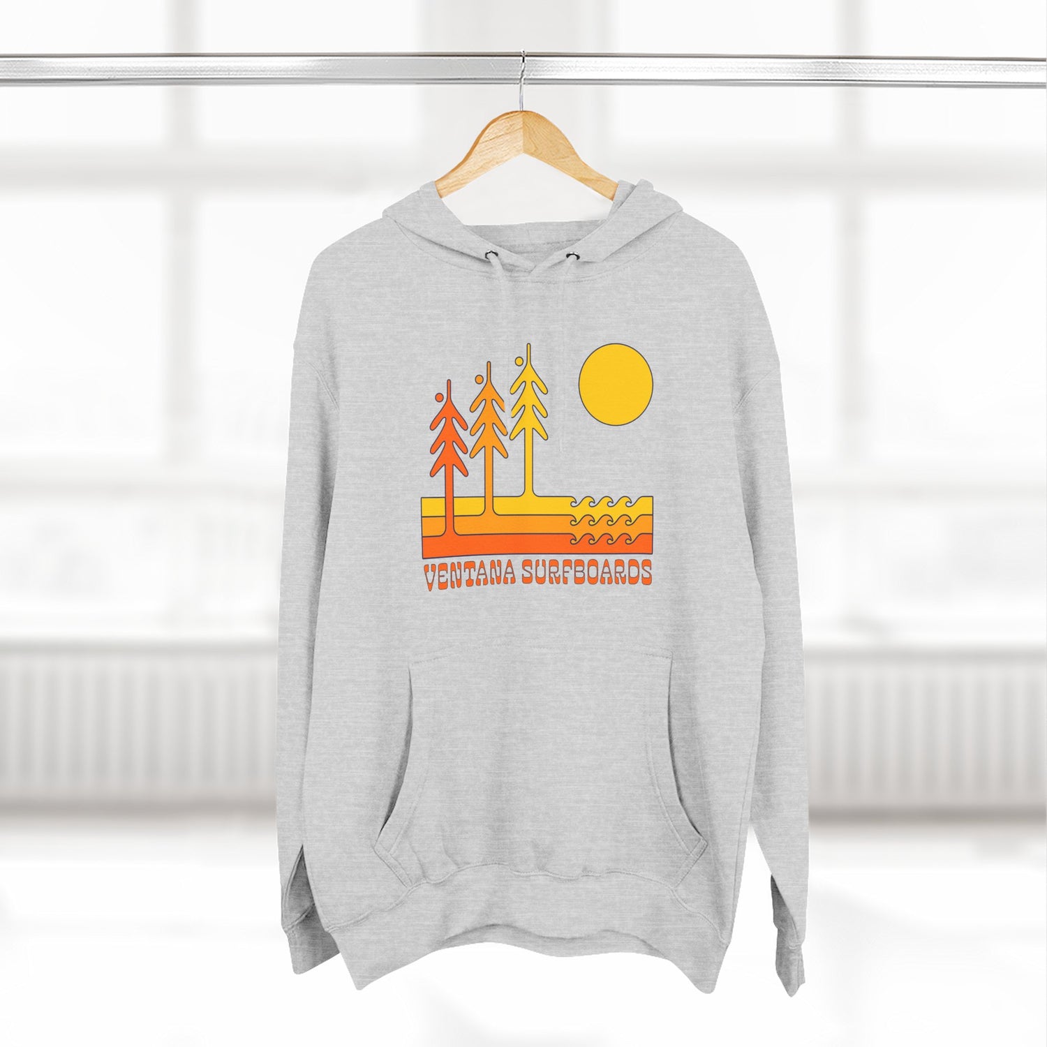 Ventana Circa 78 Unisex - Pull-Over Cotton Blend Fleece Hoodie