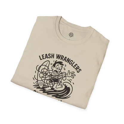 Leash Wranglers Surf Team Unisex - Soft Style U.S. Cotton T-Shirt