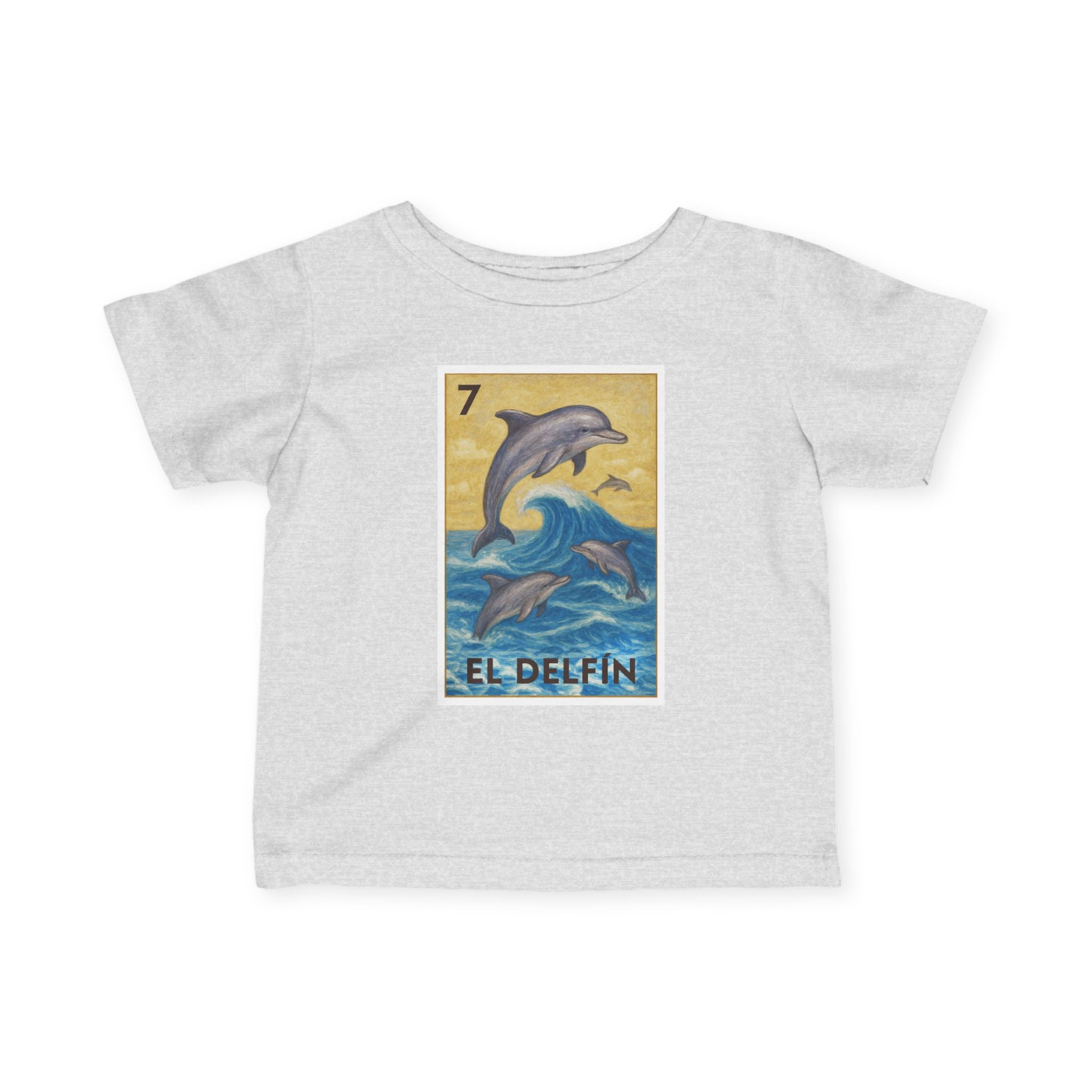 Dolphin Lotería - Infant 100% Cotton T-Shirt (El Delfín)