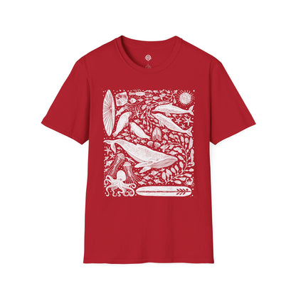 Ventana Marine Life by Lili Arnold Unisex - Soft Style U.S. Cotton T-Shirt