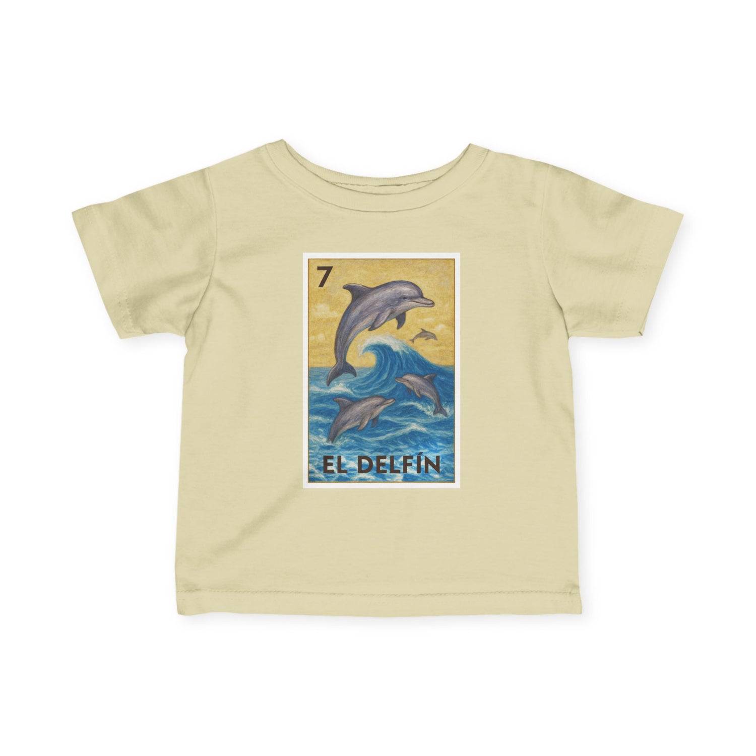 Dolphin Lotería - Infant 100% Cotton T-Shirt (El Delfín)