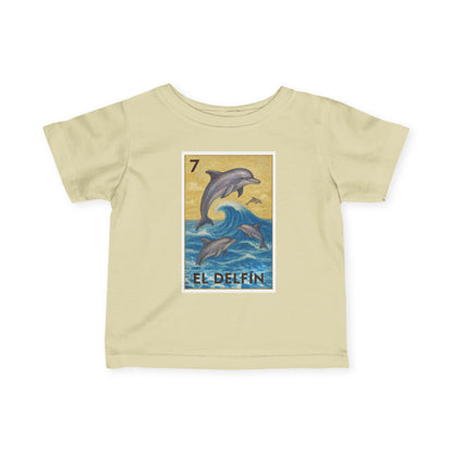 Dolphin Lotería - Infant 100% Cotton T-Shirt (El Delfín)