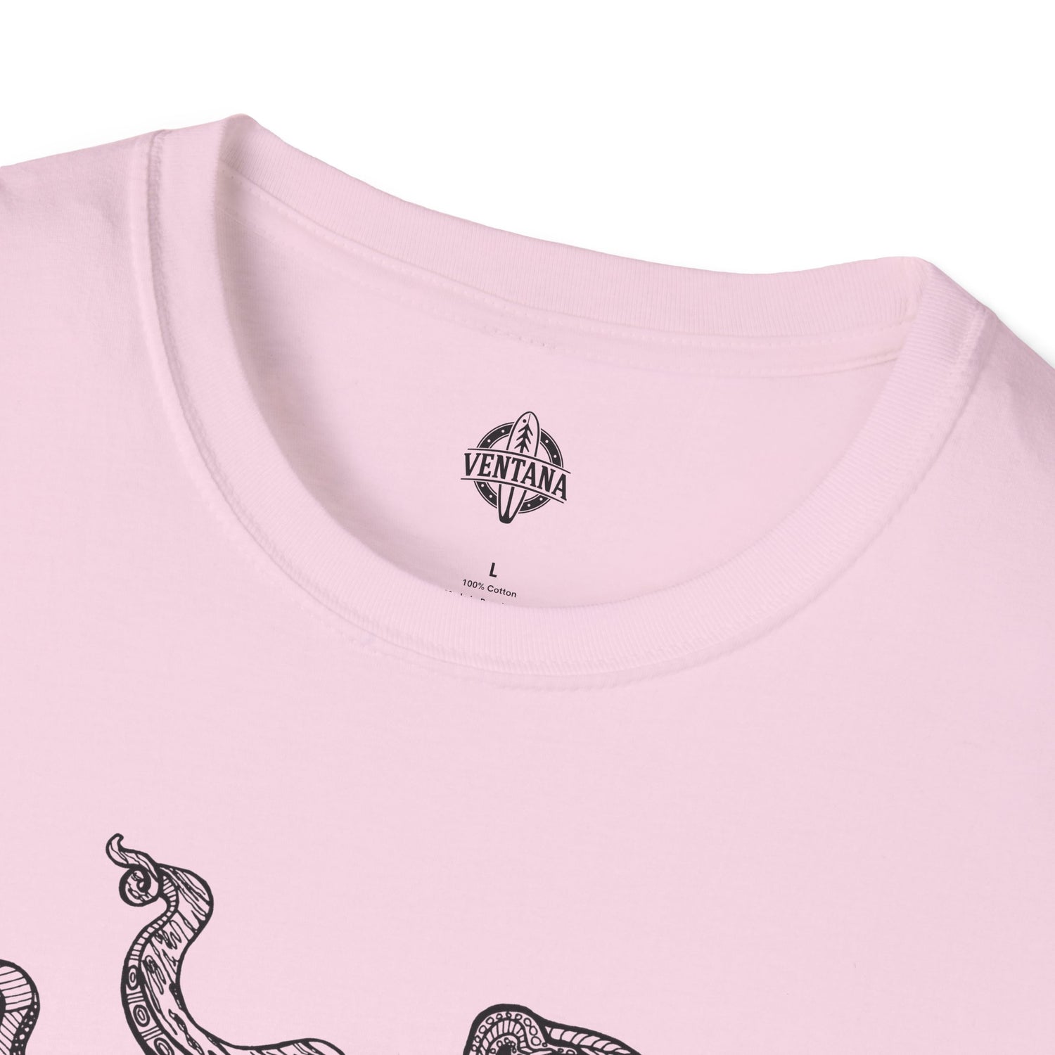 Ventangle Octopus Unisex - Soft Style U.S. Cotton T-Shirt