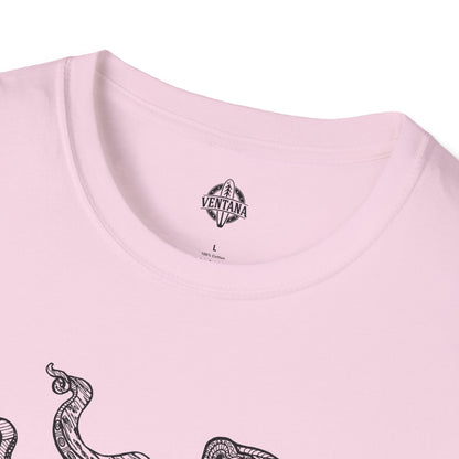 Ventangle Octopus Unisex - Soft Style U.S. Cotton T-Shirt