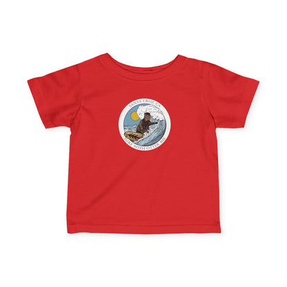 Surf with Otter 841 Ventana by Thiago Bianchini - Infant 100% Cotton T-Shirt