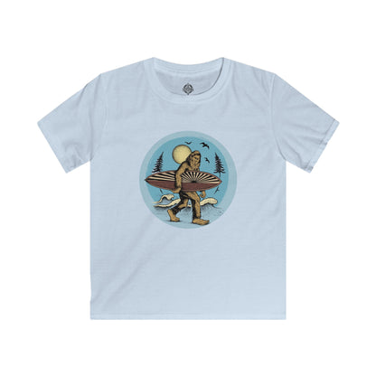 Ventana Sufsquatch by Thiago Bianchini Kids - Soft Style U.S. Cotton T-Shirt