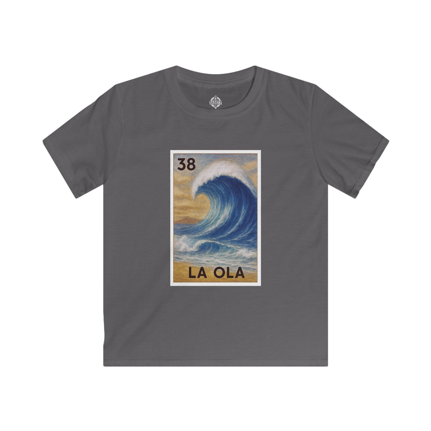 Wave Lotería Kids - Soft Style U.S. Cotton T-Shirt (La Ola)