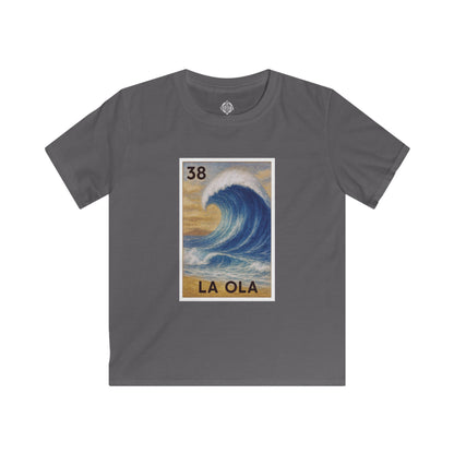 Wave Lotería Kids - Soft Style U.S. Cotton T-Shirt (La Ola)