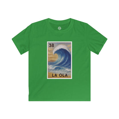 Wave Lotería Kids - Soft Style U.S. Cotton T-Shirt (La Ola)