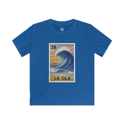 Wave Lotería Kids - Soft Style U.S. Cotton T-Shirt (La Ola)