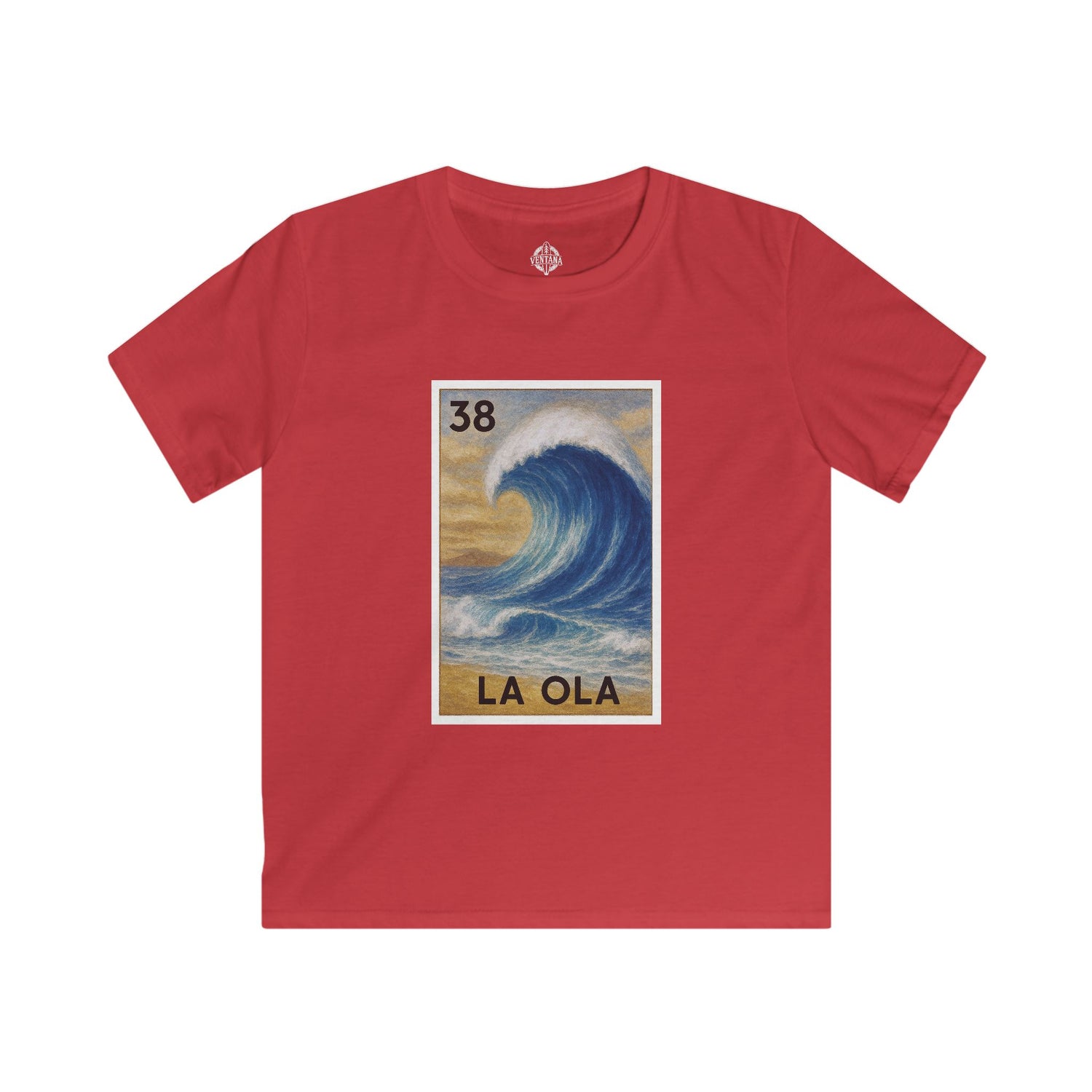 Wave Lotería Kids - Soft Style U.S. Cotton T-Shirt (La Ola)