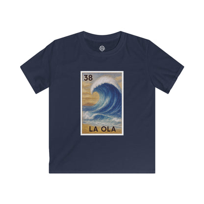Wave Lotería Kids - Soft Style U.S. Cotton T-Shirt (La Ola)