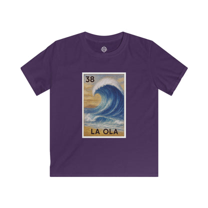 Wave Lotería Kids - Soft Style U.S. Cotton T-Shirt (La Ola)
