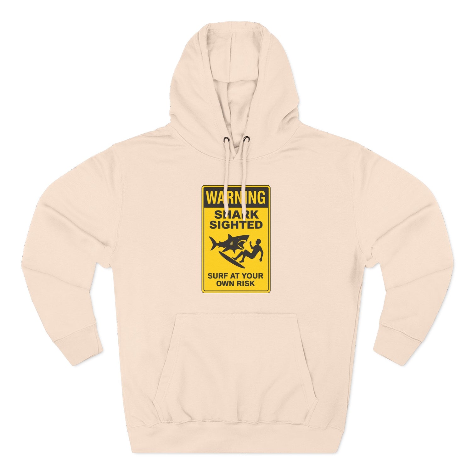 Shark Sighted Unisex - Pull-Over Cotton Blend Fleece Hoodie