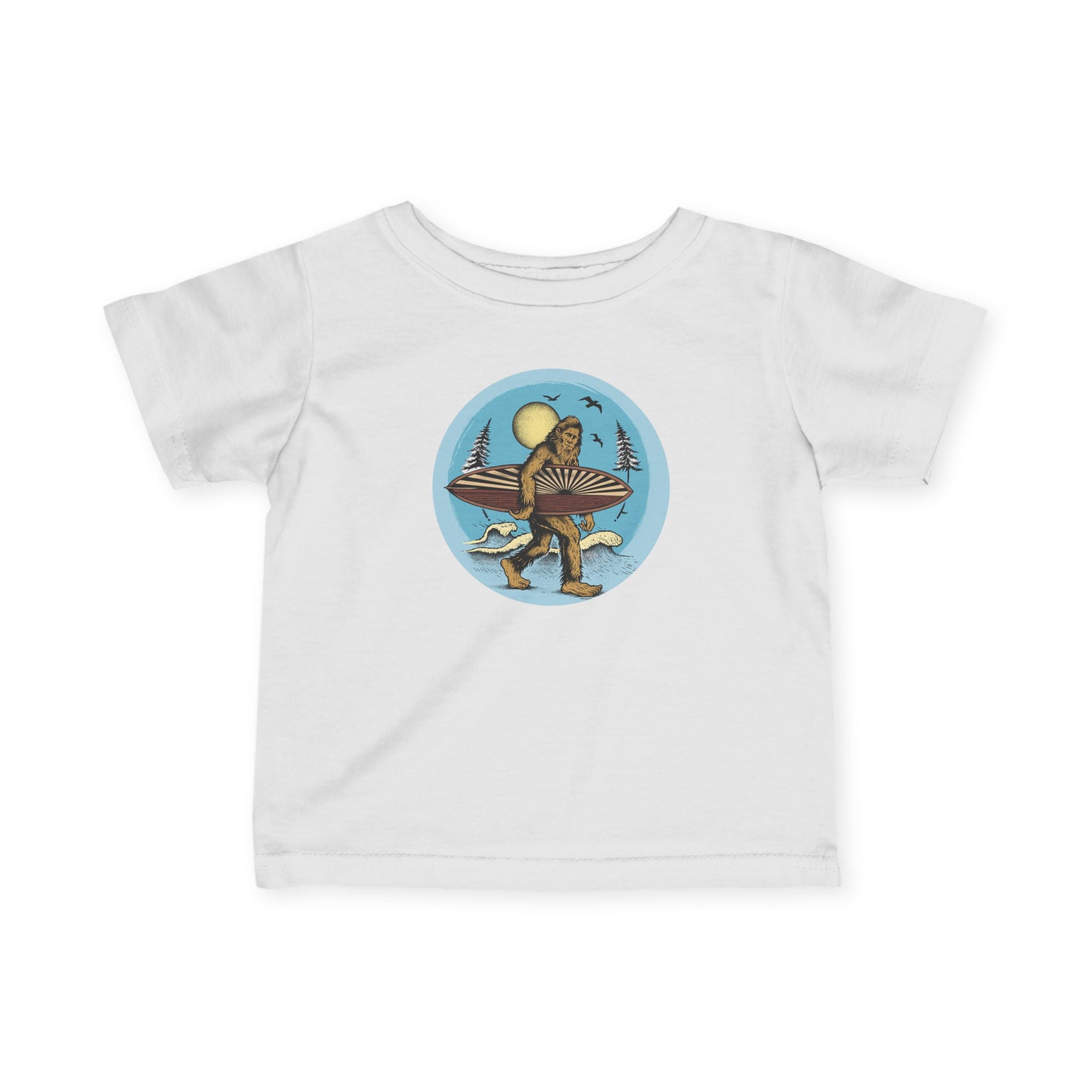 Ventana Surfsquatch by Thiago Bianchini - Infant 100% Cotton T-Shirt
