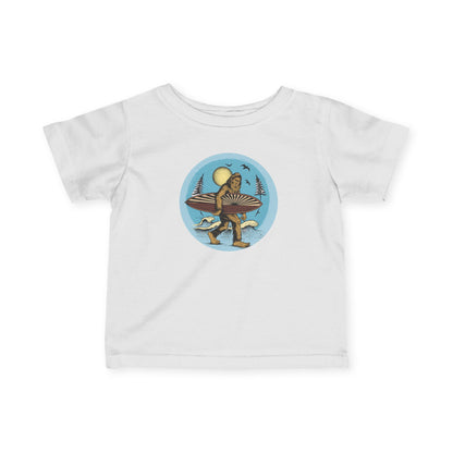 Ventana Surfsquatch by Thiago Bianchini - Infant 100% Cotton T-Shirt