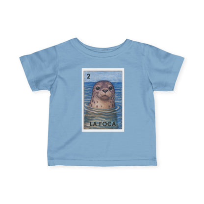 Seal Lotería - Infant 100% Cotton T-Shirt (La Foca)