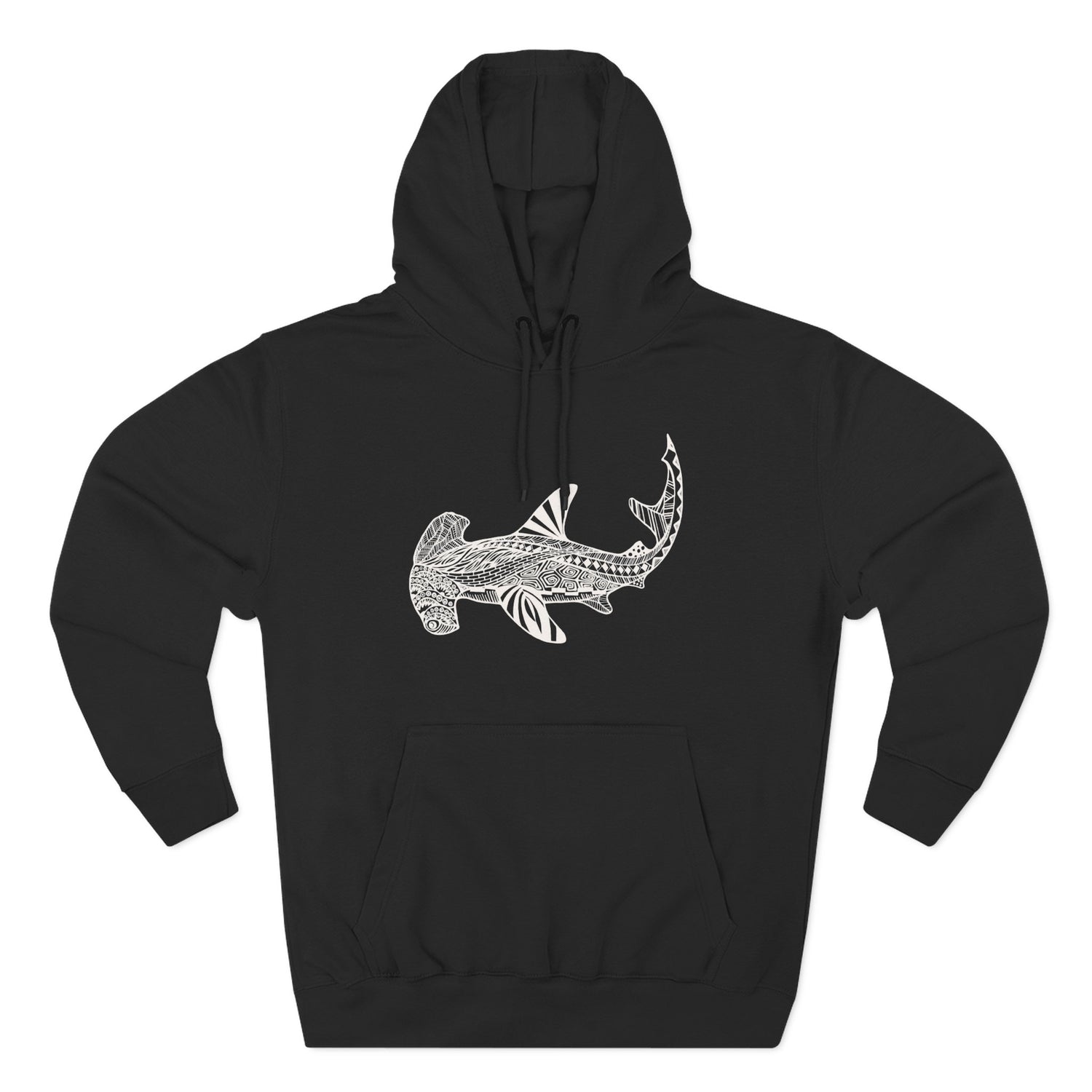 Ventangle Hammerhead Unisex - Pull-Over Cotton Blend Fleece Hoodie