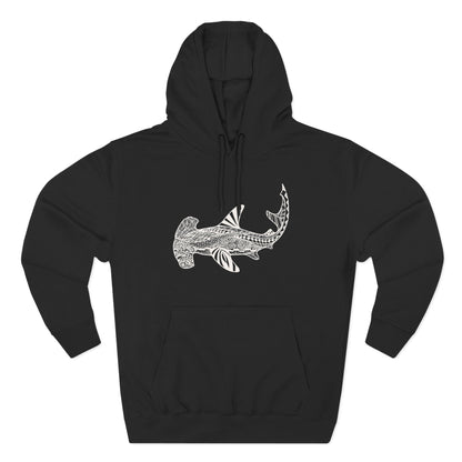 Ventangle Hammerhead Unisex - Pull-Over Cotton Blend Fleece Hoodie