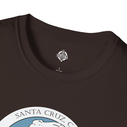 Surf with Otter 841 by Thiago Bianchini Unisex - Soft Style U.S. Cotton T-Shirt