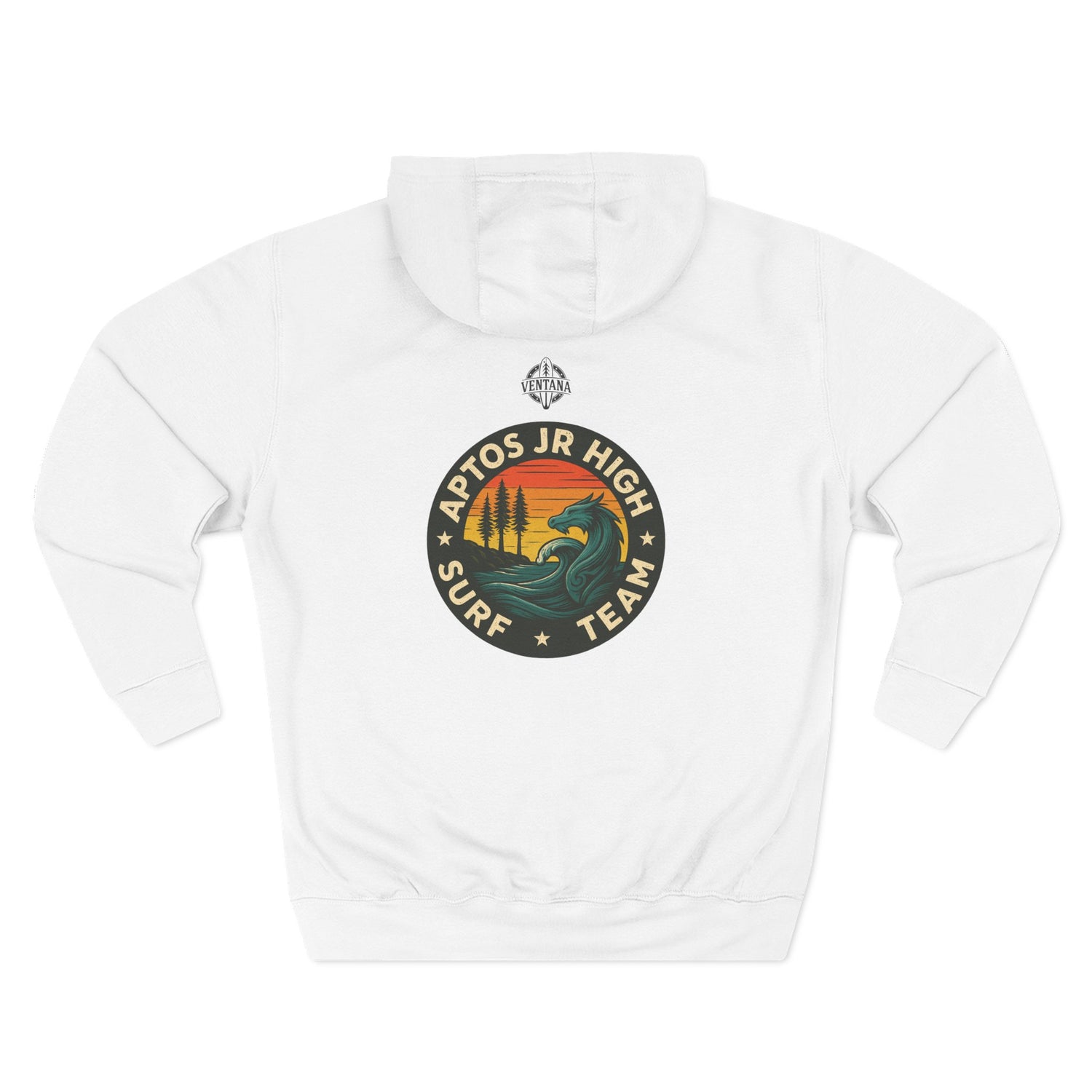 Aptos Junior High Surf Team Unisex - Pull-Over Cotton Blend Fleece Hoodie