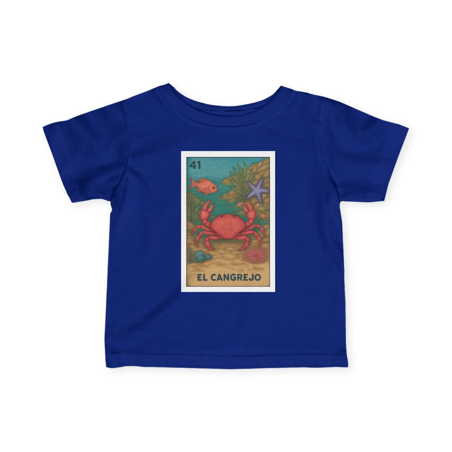 Crab Lotería - Infant 100% Cotton T-Shirt (El Cangrejo)
