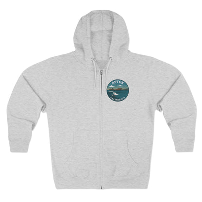 Aptos California Classic Unisex - Zip Cotton Blend Fleece Hoodie