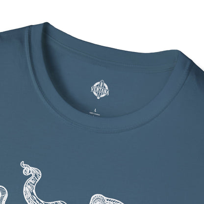 Ventangle Octopus Unisex - Soft Style U.S. Cotton T-Shirt