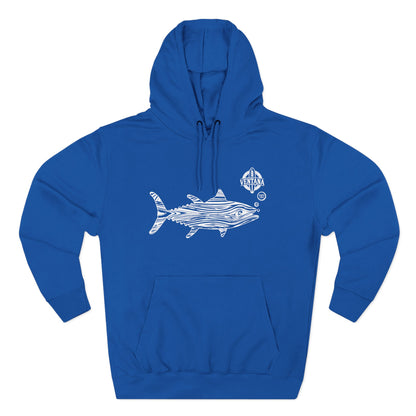 Ventana Wooden Tuna Unisex - Pull-Over Cotton Blend Fleece Hoodie