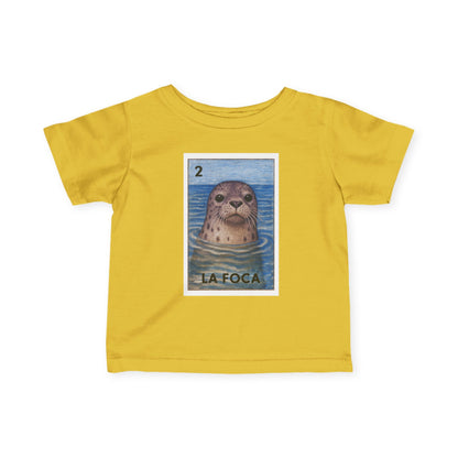 Seal Lotería - Infant 100% Cotton T-Shirt (La Foca)