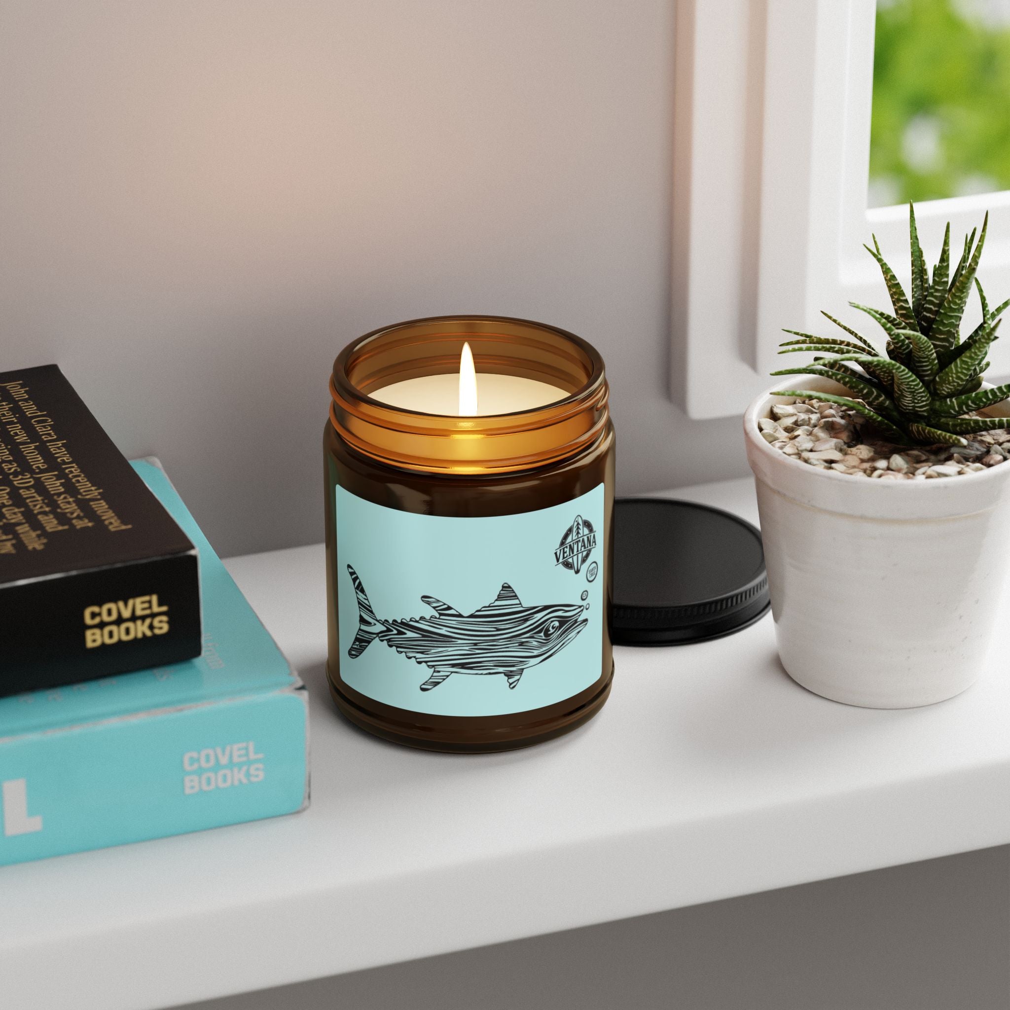 Ventana Wooden Fish - Scented Soy Candle