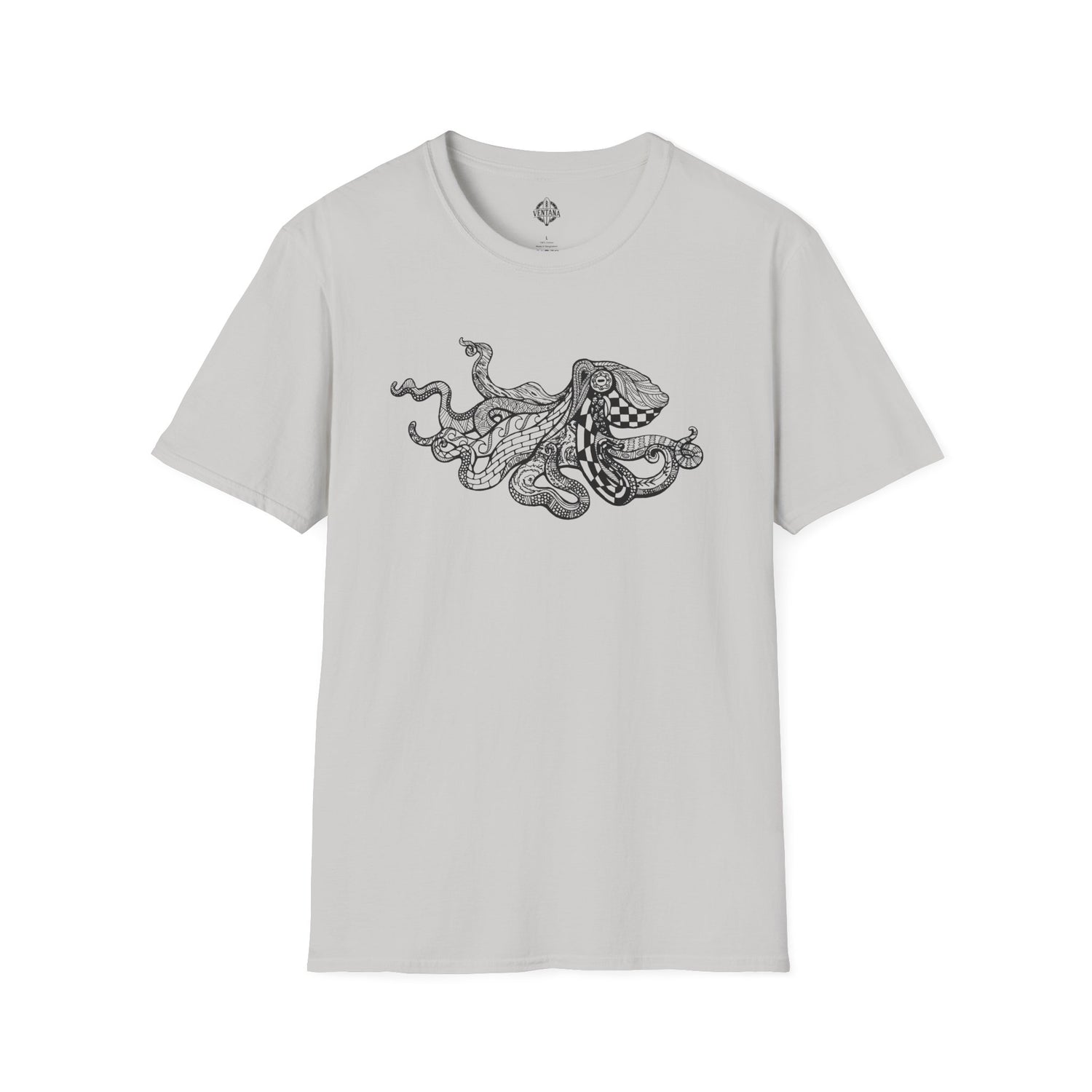Ventangle Octopus Unisex - Soft Style U.S. Cotton T-Shirt
