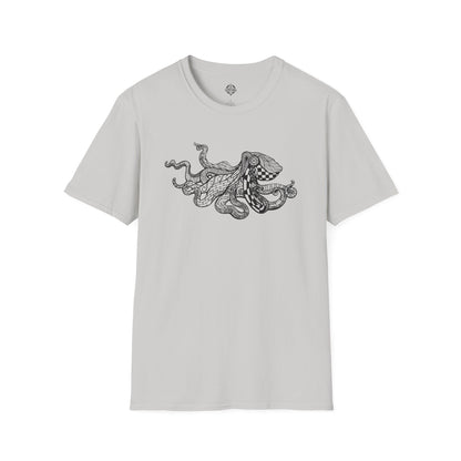 Ventangle Octopus Unisex - Soft Style U.S. Cotton T-Shirt