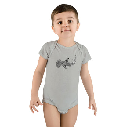 Ventangle Hammerhead - Baby Short Sleeve 100% Cotton Onesie
