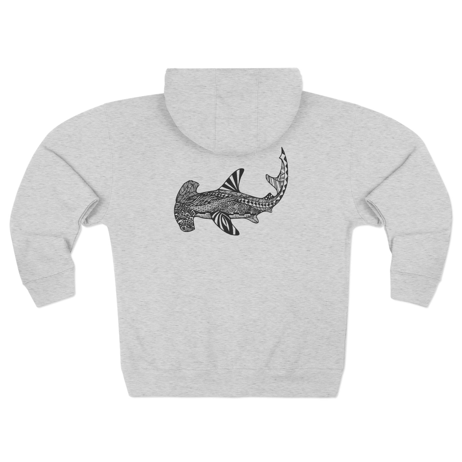 Ventangle Hammerhead Unisex - Zip Cotton Blend Fleece Hoodie