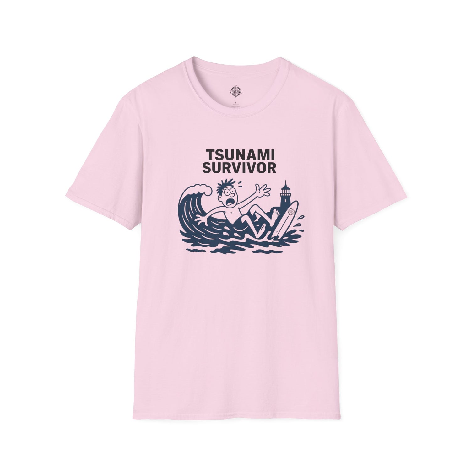 Tsunami Survivor Unisex - Soft Style U.S. Cotton T-Shirt