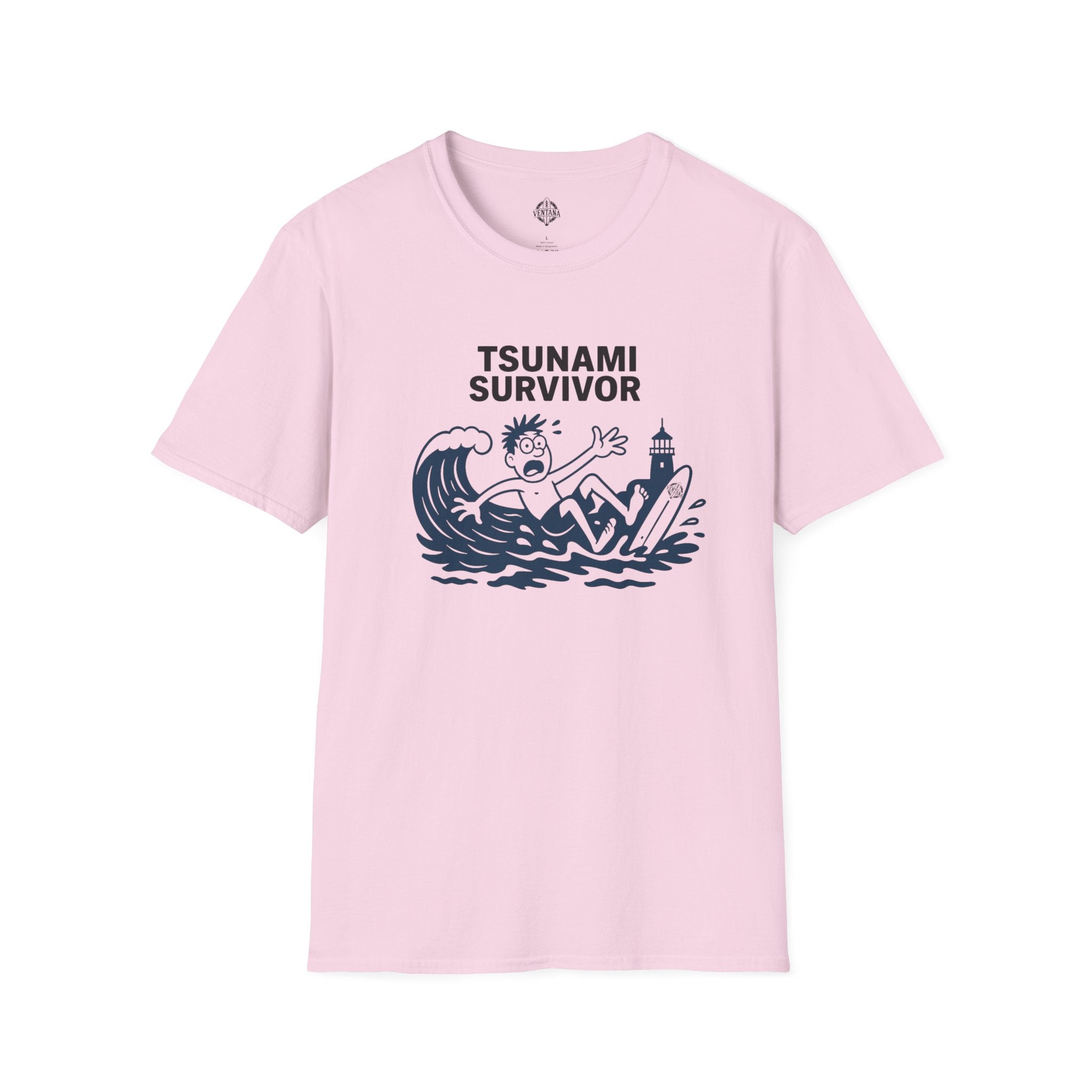 Tsunami Survivor Unisex - Soft Style U.S. Cotton T-Shirt