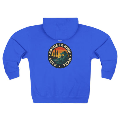 Aptos Junior High Surf Team Unisex - Zip Cotton Blend Fleece Hoodie